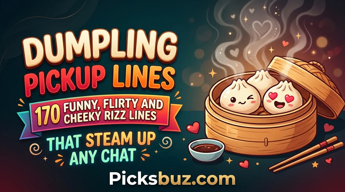 Dumpling Pickup Lines